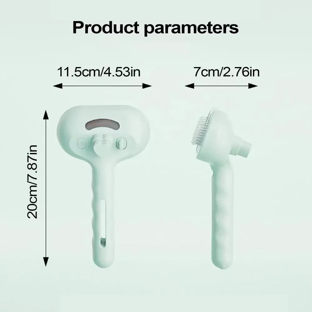 Pet Spray Hair Comb Professional Electric Hair Straightener Comb Brush for Cat Pet Massage Comb Steam Brush for Hair Care